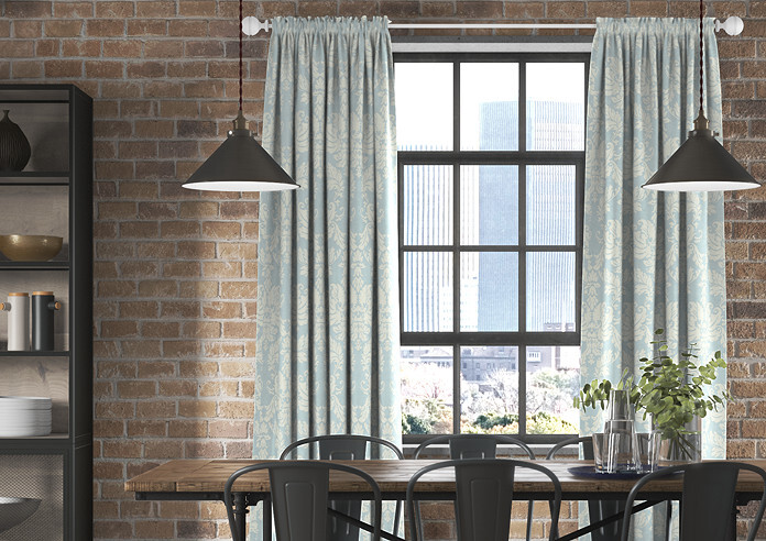 Teatro, Azure - Made to Measure Curtains - Image 3